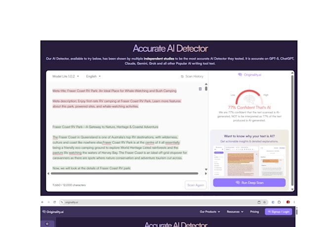 humanize ai content and rewrite chatgpt written content, proofread content